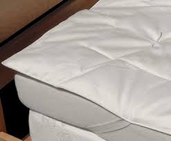 EcoWool Filled Organic Cotton 3/4" Hand Tufted Mattress Pad