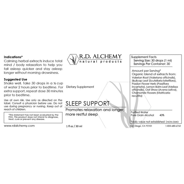 Sleep Support - Dietary Supplement