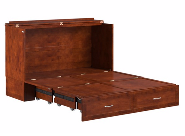 Hamilton Queen Murphy Bed Chest w/ Charging Station