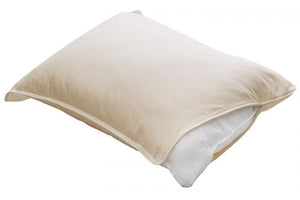 Organic Cotton Zipper "Barrier" Pillow Protector for TFS Side Pillow or Small Body Pillow
