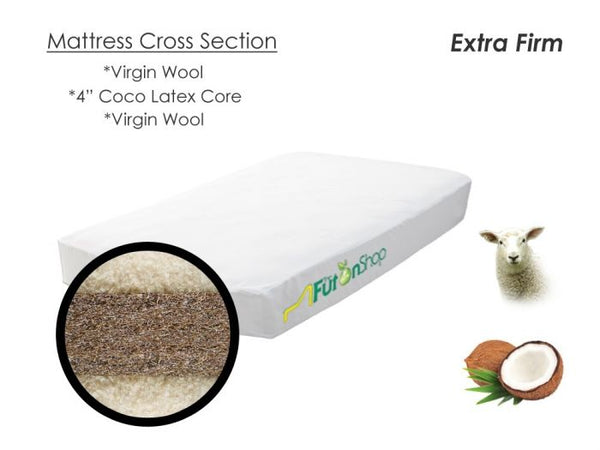 Snuggles Coconut and Wool Crib Mattress