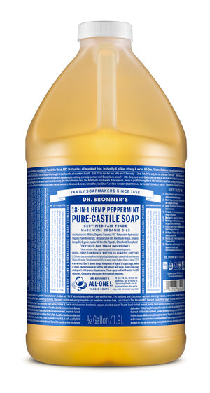 Pure-Castile Liquid Soap - Peppermint - Bulk